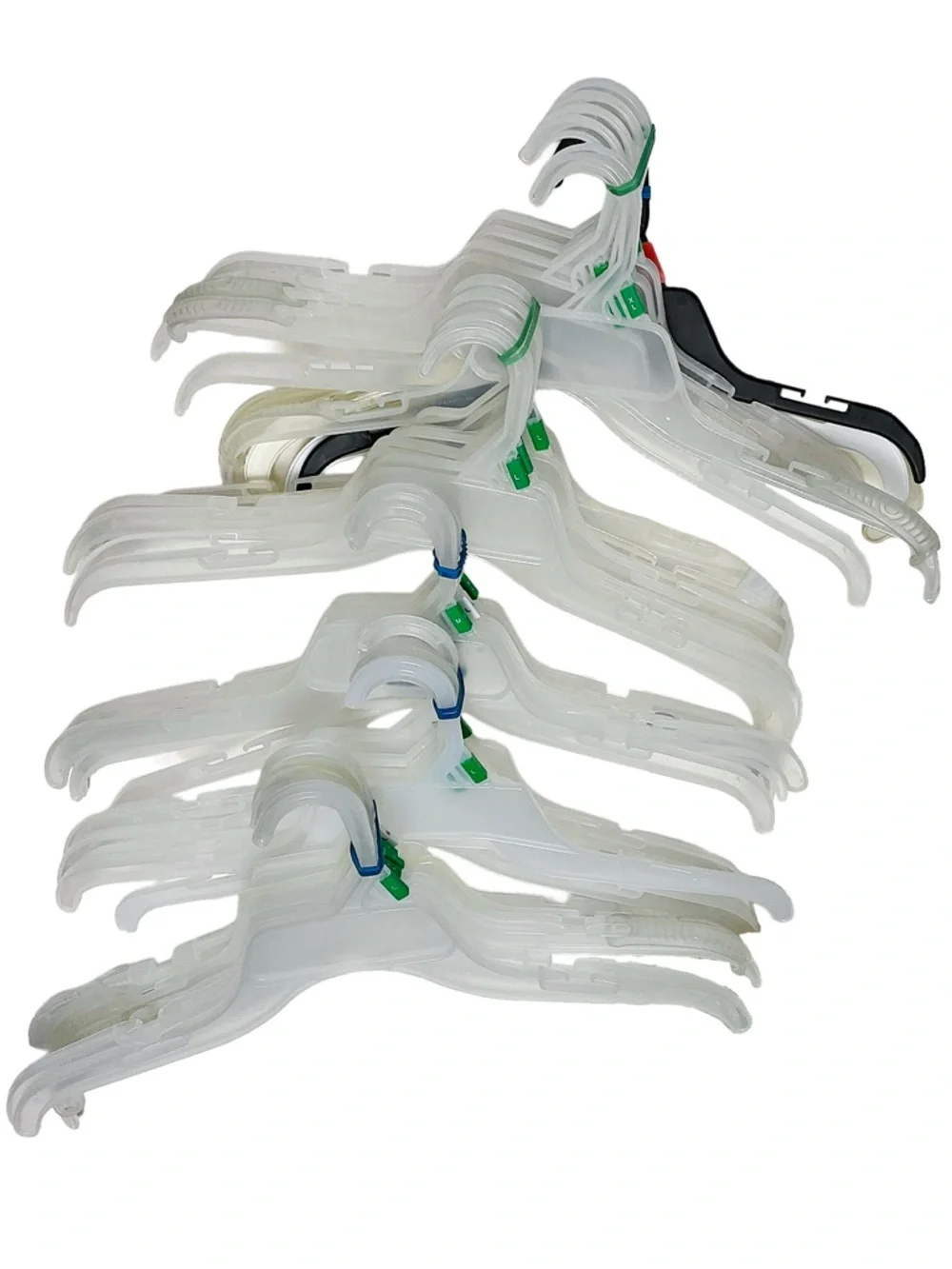 65 Adult Retail Hangers Lot Shirt Pants Clip Closet Organization
